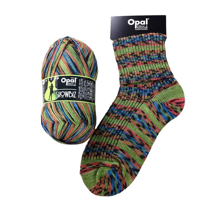 Opal Sock Yarn Showbiz Range - 100gm 4ply/fingering weight