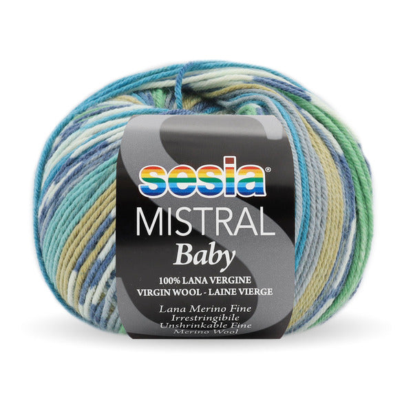 Sesia Mistral Baby 100% fine merino wool - 4ply/fingering weight