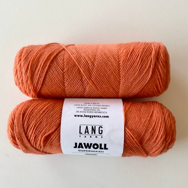 Lang Yarns Jawoll Sock 4ply - colour 0159 Orange