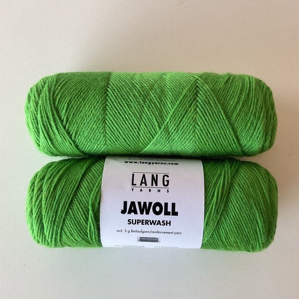 Lang Yarns Jawoll Sock 4ply - colour 0216 Apple Green