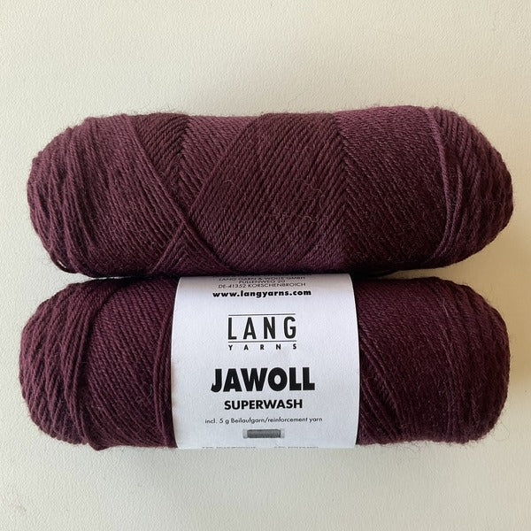 Lang Yarns Jawoll Sock 4ply - colour 0390 Plum