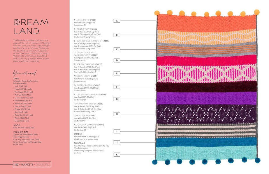 Mix and Match Modern Crochet Blankets by Esme Crick