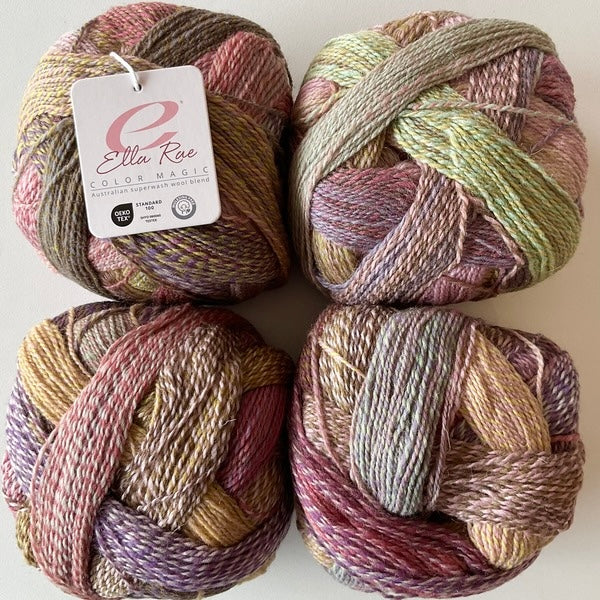 Ella Rae Color Magic Sock - 4ply/fingering weight - 100gm