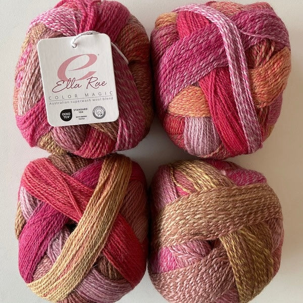 Ella Rae Color Magic Sock - 4ply/fingering weight - 100gm