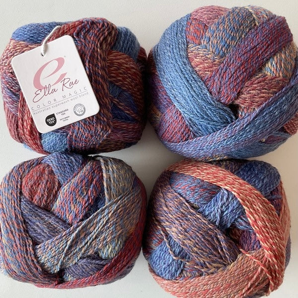 Ella Rae Color Magic Sock - 4ply/fingering weight - 100gm