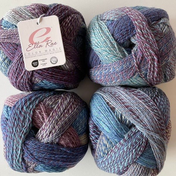 Ella Rae Color Magic Sock - 4ply/fingering weight - 100gm