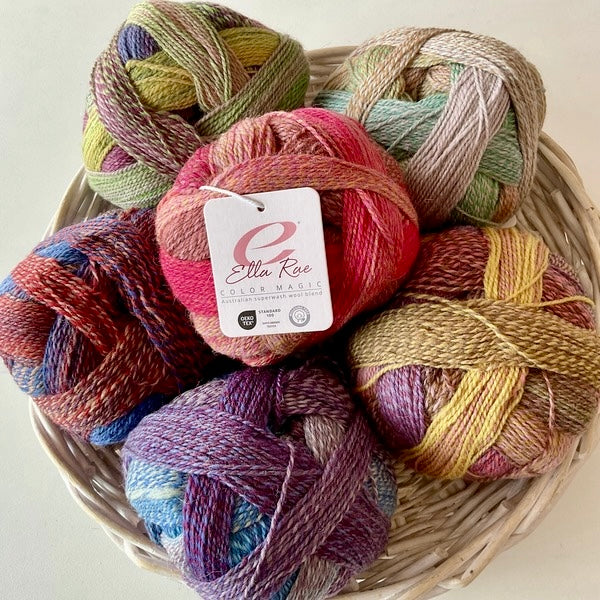 Ella Rae Color Magic Sock - 4ply/fingering weight - 100gm