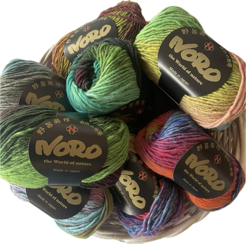 Noro Kureyon 100% wool 10ply/worsted Yummy Yarn and co Australian Stockist