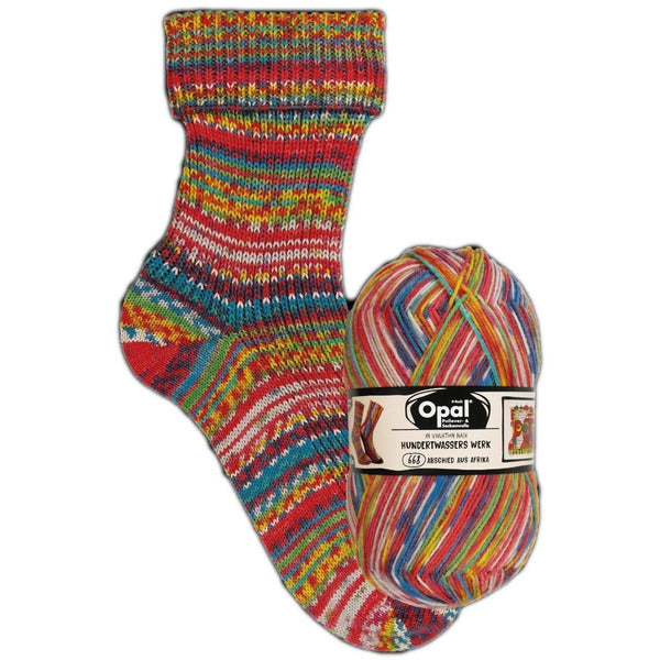 Opal Sock Yarn Hundertwassers Werk Range - 100gm 4ply/fingering weight