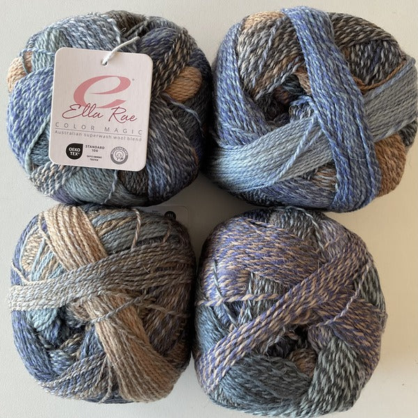 Ella Rae Color Magic Sock - 4ply/fingering weight - 100gm