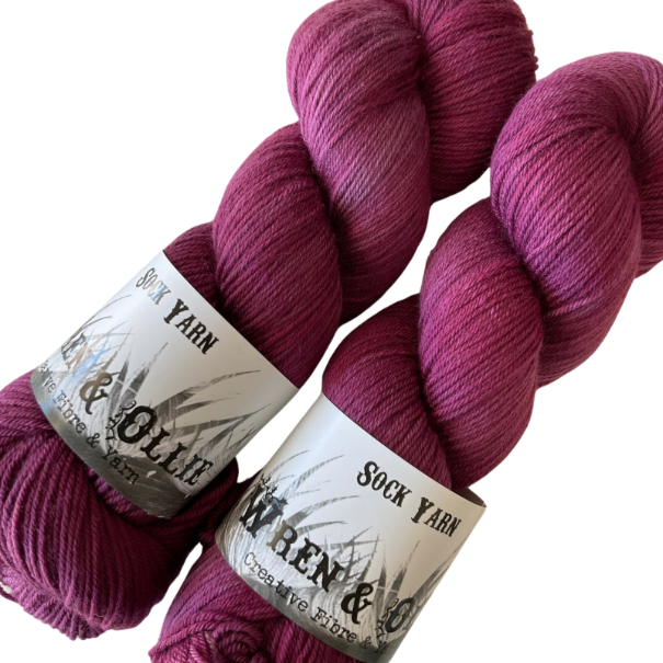 Wren and Ollie Sock Yarn (4ply/fingering weight) 100gm