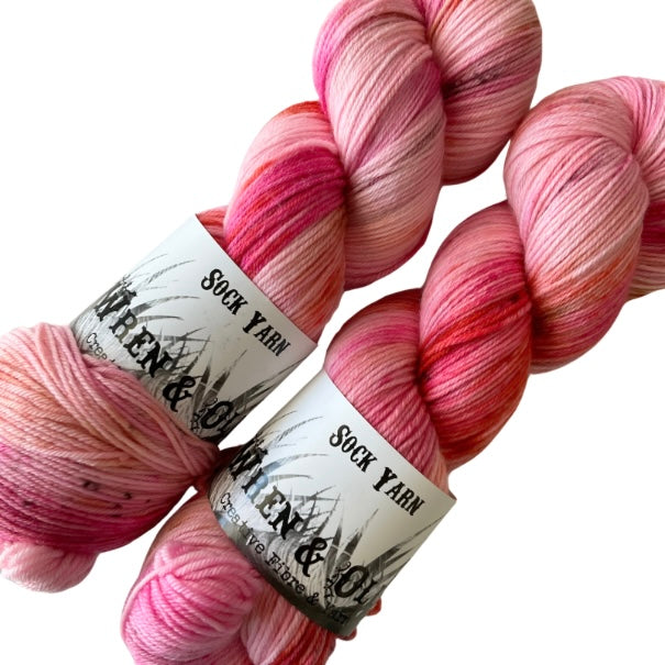 Wren and Ollie Sock Yarn (4ply/fingering weight) 100gm