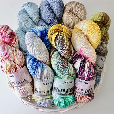 Wren and Ollie Sock Yarn 100gm - Yummy Yarn and co